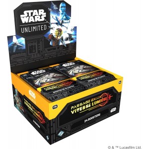 Star Wars Unlimited Passage Vitesse Lumiere Display 24 Boosters