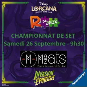 Disney Lorcana TCG Championnat de set Invasion Epineuse