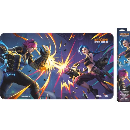 Riftbound Vendetta Playmat Vi vs Jinx