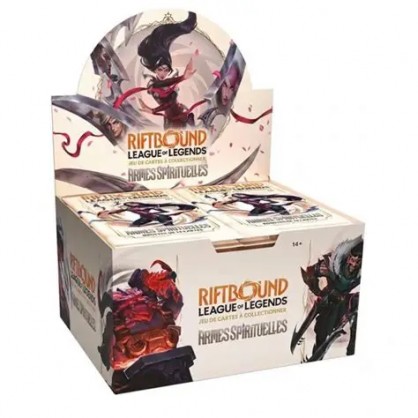 Riftbound : Armes Spirituelles - Display 24 Boosters FR - League of  Legends LOL