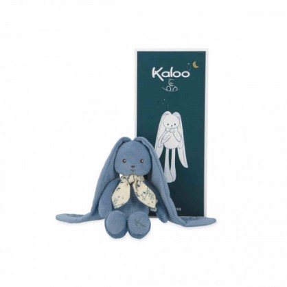 Pantin Lapin Bleu Horizon 25cm Lapinoo