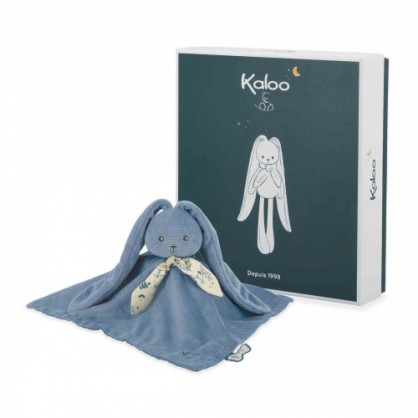 Doudou Lapin Bleu Horizon Horizon 30 cm Lapinoo