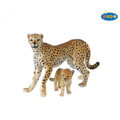50044 guepard et son bebe