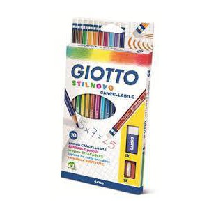 10 Crayons de Couleur Effacables Stilnovo