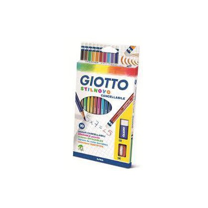 10 Crayons de Couleur Effacables Stilnovo