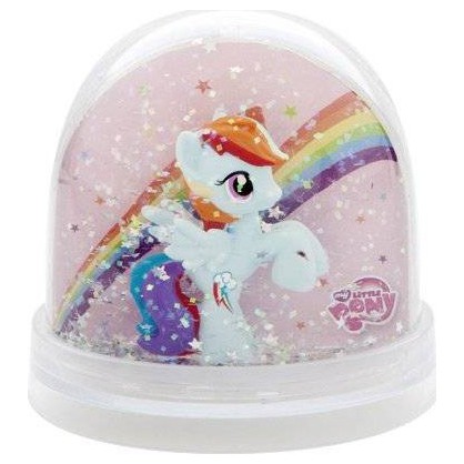 Globe boule a neige - my little pony rainbow