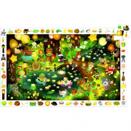 Puzzle observation 35 pieces - foret en fete