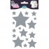 Sticker Textile Etoile Glitter Argenté