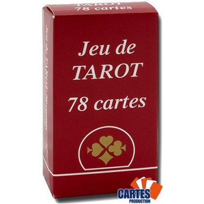 Jeu de tarot rouge - 78 cartes